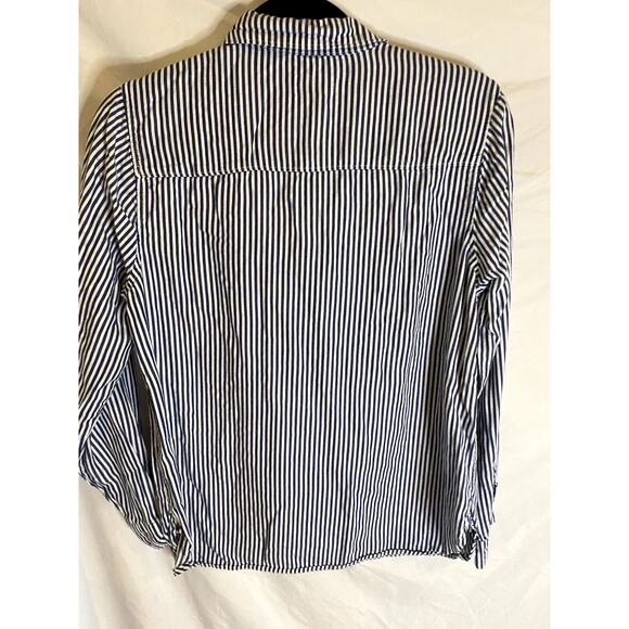 Women's Old Navy Blue Striped Top - Picture 1 of 6